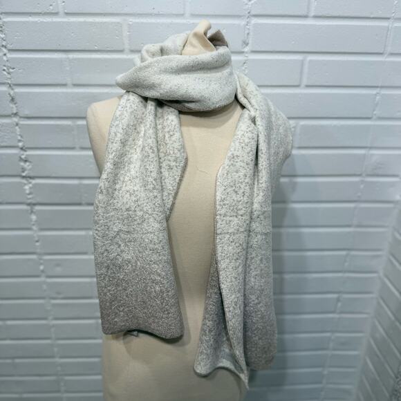 Barefoot Dreams NWT CozyChic Lite Confetti Scarf Cream Taupe Reversible Gift - Picture 2 of 9
